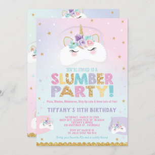 Invitación de cumpleaños a Pajama, Fiesta de mader