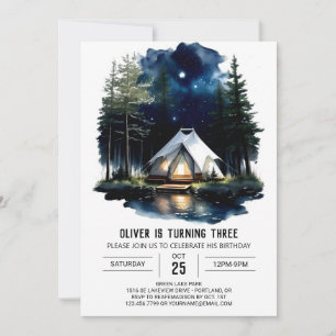Invitación de cumpleaños a Pine Tree Adventure