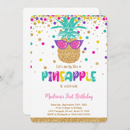 Invitación de cumpleaños a Pineapple