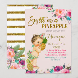 Invitación de cumpleaños a Pineapple