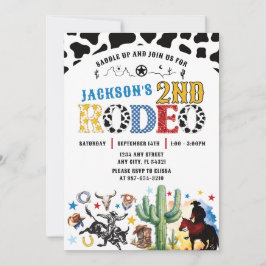 Invitación de cumpleaños a Rodeo Roundup