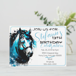 Invitación de cumpleaños a Spirit Pony 12