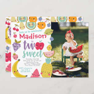 Invitación de cumpleaños a Tuttifrutti