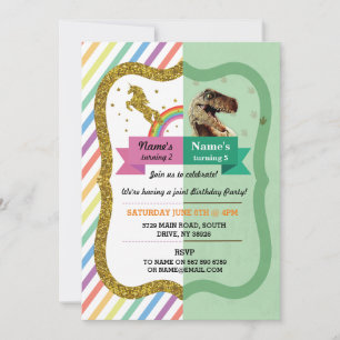 Invitación de cumpleaños a un niño en conjunto de