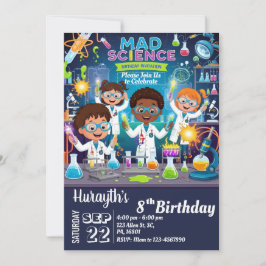 Invitación de cumpleaños a un niño y Chica por la 