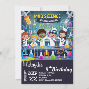 Invitación de cumpleaños a un niño y Chica por la 