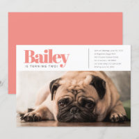 Invitación de cumpleaños a un perro de cachorro Pe