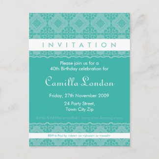 INVITACIÓN DE CUMPLEAÑOS ADULTOS :: L4 con estampa
