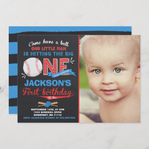 Invitación de cumpleaños al béisbol