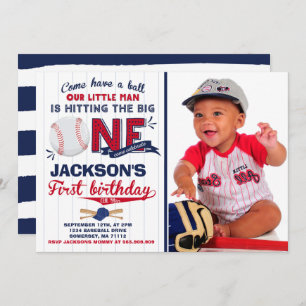 Invitación de cumpleaños al béisbol