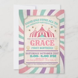 Invitación de cumpleaños al carnaval