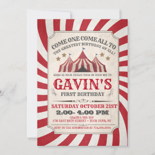 Invitación de cumpleaños al carnaval