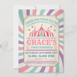 Invitación de cumpleaños al carnaval