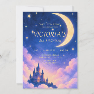 Invitación de cumpleaños al Castillo Encantado