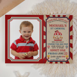 Invitación de cumpleaños al Festival de Carnaval R