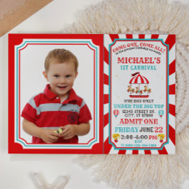 Invitación de cumpleaños al Festival de Circo