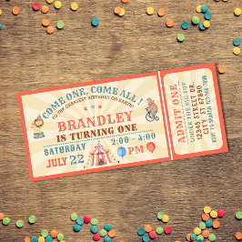 Invitación de cumpleaños al Festival de Circo