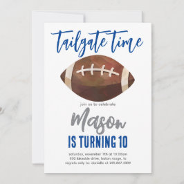 Invitación de cumpleaños al fútbol