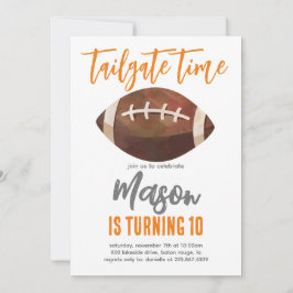 Invitación de cumpleaños al fútbol