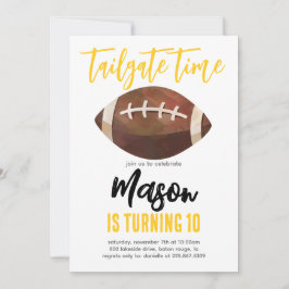 Invitación de cumpleaños al fútbol