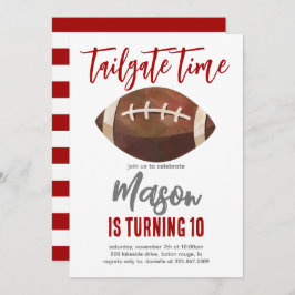 Invitación de cumpleaños al fútbol