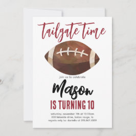 Invitación de cumpleaños al fútbol