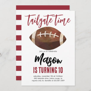 Invitación de cumpleaños al fútbol
