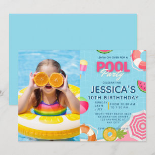 Invitación de cumpleaños al grupo de Fiesta de bil