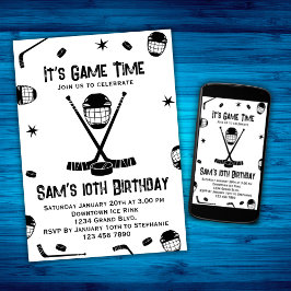Invitación de cumpleaños al hockey sobre hielo, Fi