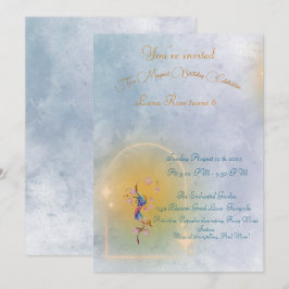 Invitación de cumpleaños al jardín de hadas mágica