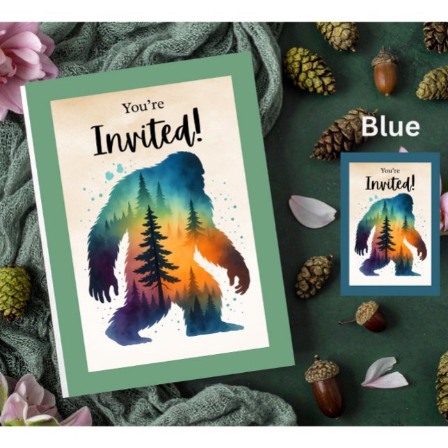 Invitación de cumpleaños al misterioso bosque de B (Subido por el creador)