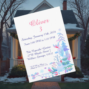 Invitación de cumpleaños al País de las Maravillas