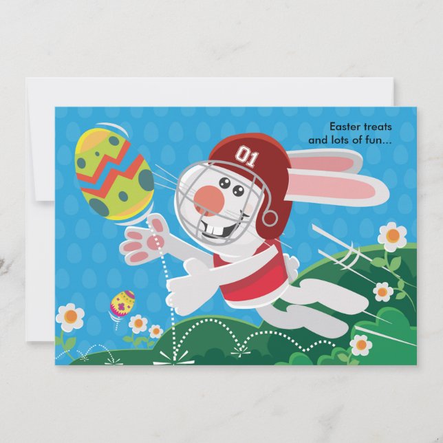 Invitación de cumpleaños al partido de fútbol cone (Anverso)