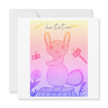 Invitación de cumpleaños alegre