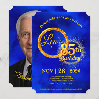 Invitación de cumpleaños aniversario