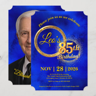 Invitación de cumpleaños aniversario
