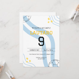 Invitación de cumpleaños Argentina