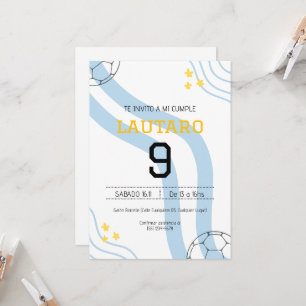 Invitación de cumpleaños Argentina