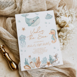 Invitación de cumpleaños bajo el mar