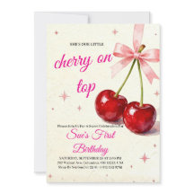 Invitación de cumpleaños brillante y alegre para e