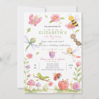 Invitación de cumpleaños Bugs 2