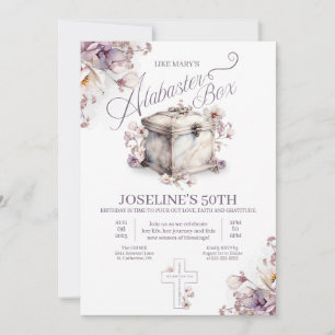 Invitación de Cumpleaños Caja de Alabastro