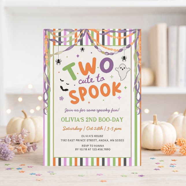 Invitación de cumpleaños caprichosa Dos lindos par (Subido por el creador)