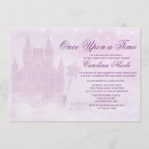INVITACIÓN DE CUMPLEAÑOS CASTILLO DE CUENTO DE HAD