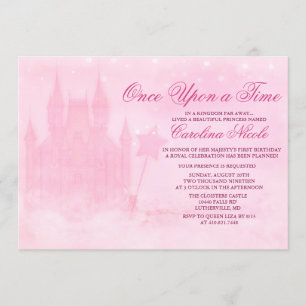 INVITACIÓN DE CUMPLEAÑOS CASTILLO DE CUENTO DE HAD