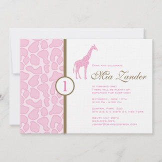 Invitación de cumpleaños - Chica