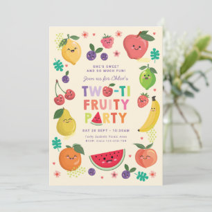 Invitación de cumpleaños, Chica de dos Fiestas de 