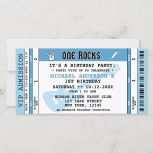 INVITACIÓN DE CUMPLEAÑOS CON ENTRADA DE CONCIERTO 