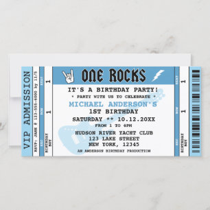 INVITACIÓN DE CUMPLEAÑOS CON ENTRADA DE CONCIERTO