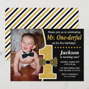 Invitación de cumpleaños con foto